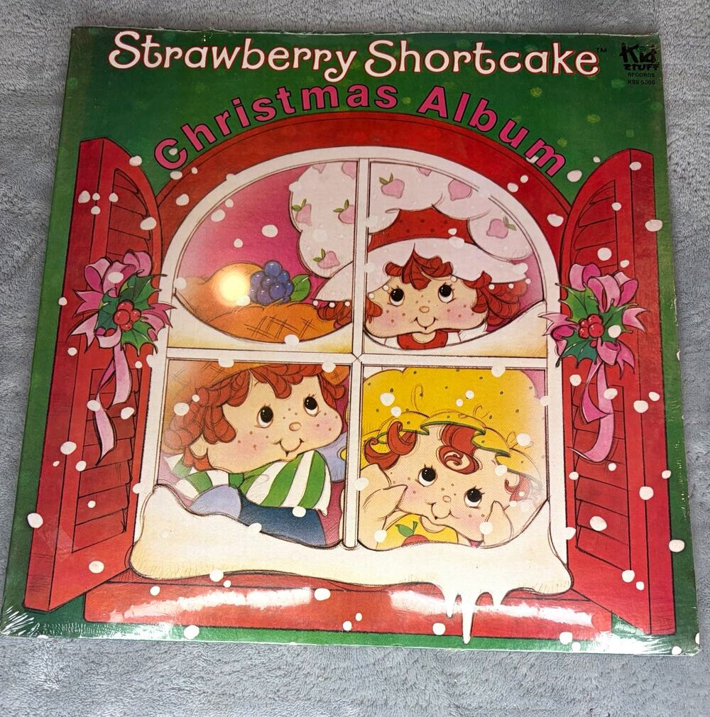 Vintage 1980 Strawberry Shortcake Christmas Album Vinyl LP Factory Seal KSR 6006